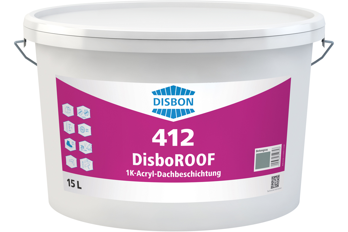 Disbon 412 Disboroof Dachschicht 15,0 lt Schiefer